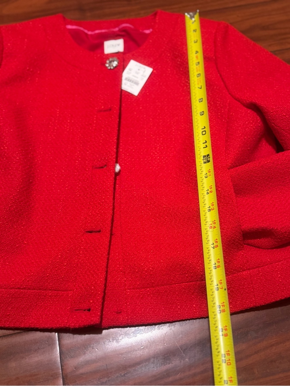 J. Crew Red Women's Blazer sizes 10 brand new , please read - Picture 4 of 8